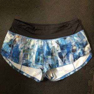 Lululemon speed shorts